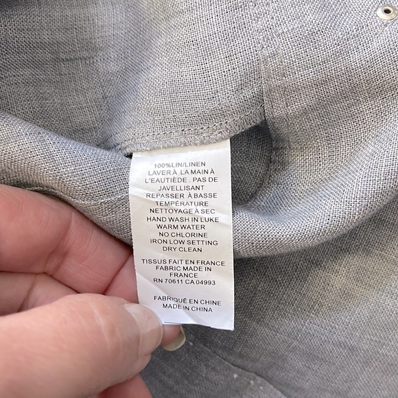 VEX Collection French Linen Jacket - Picture 8 of 8